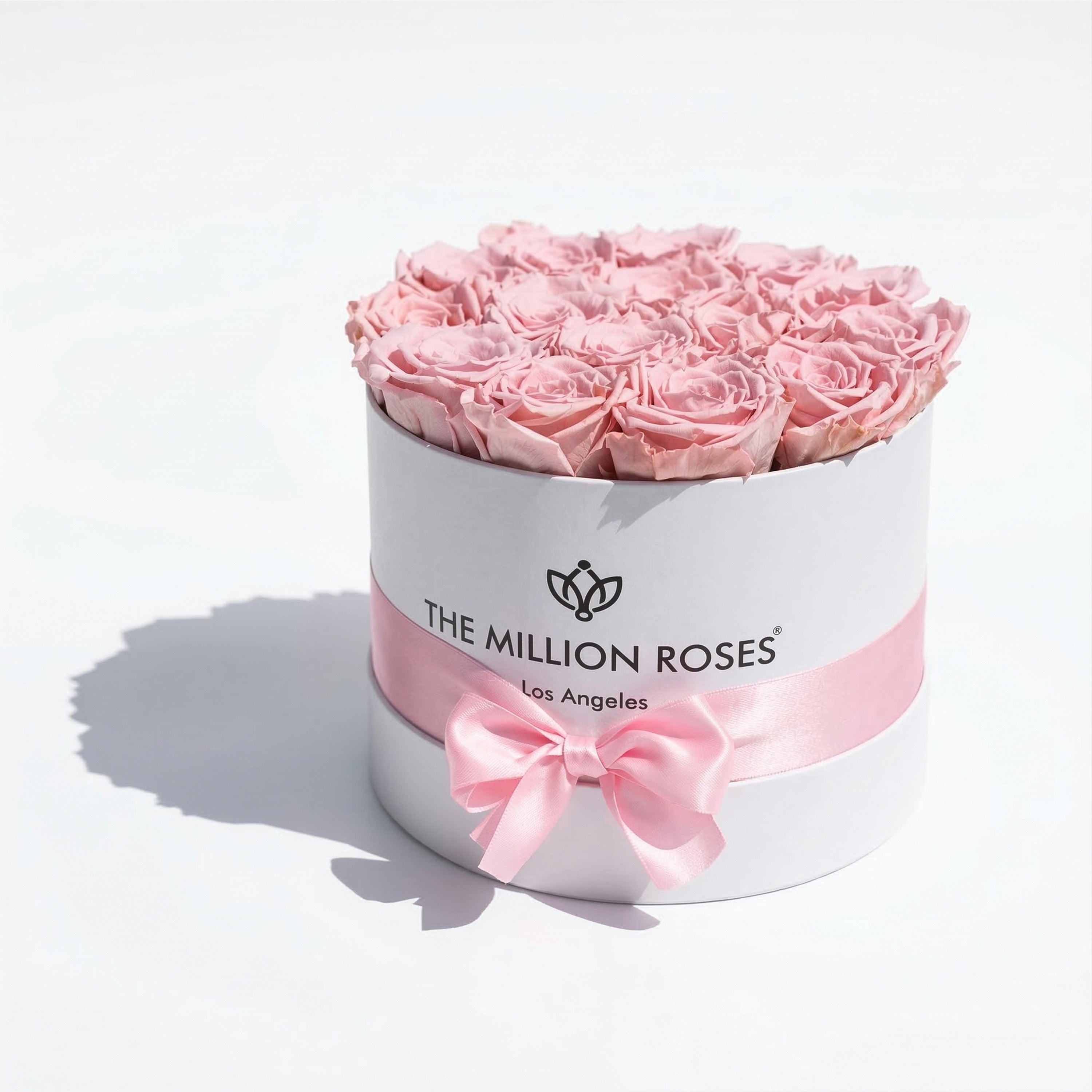 Classic White Box | Light Pink Roses