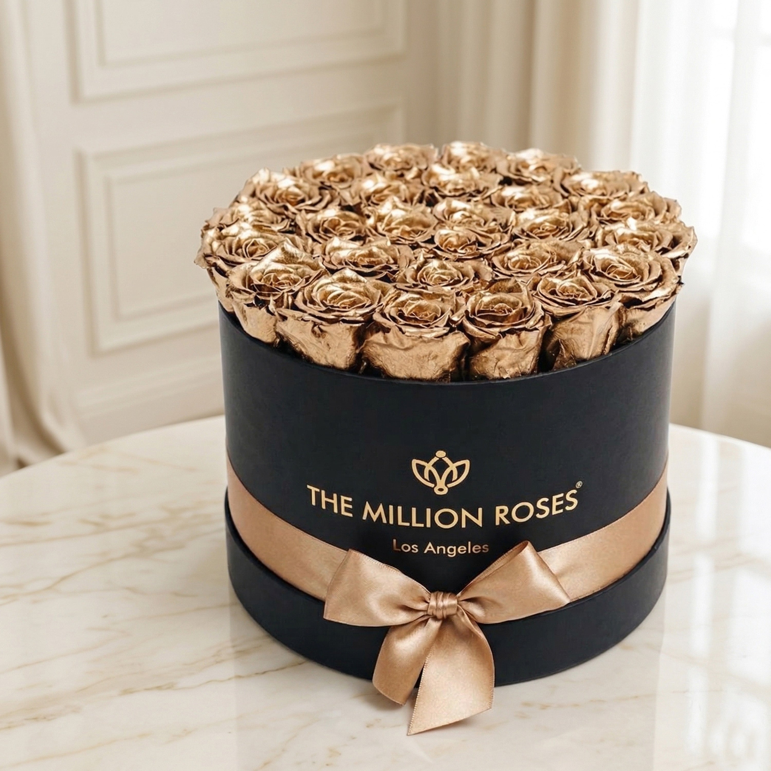 Scatola nera suprema | Rose in oro 24 carati