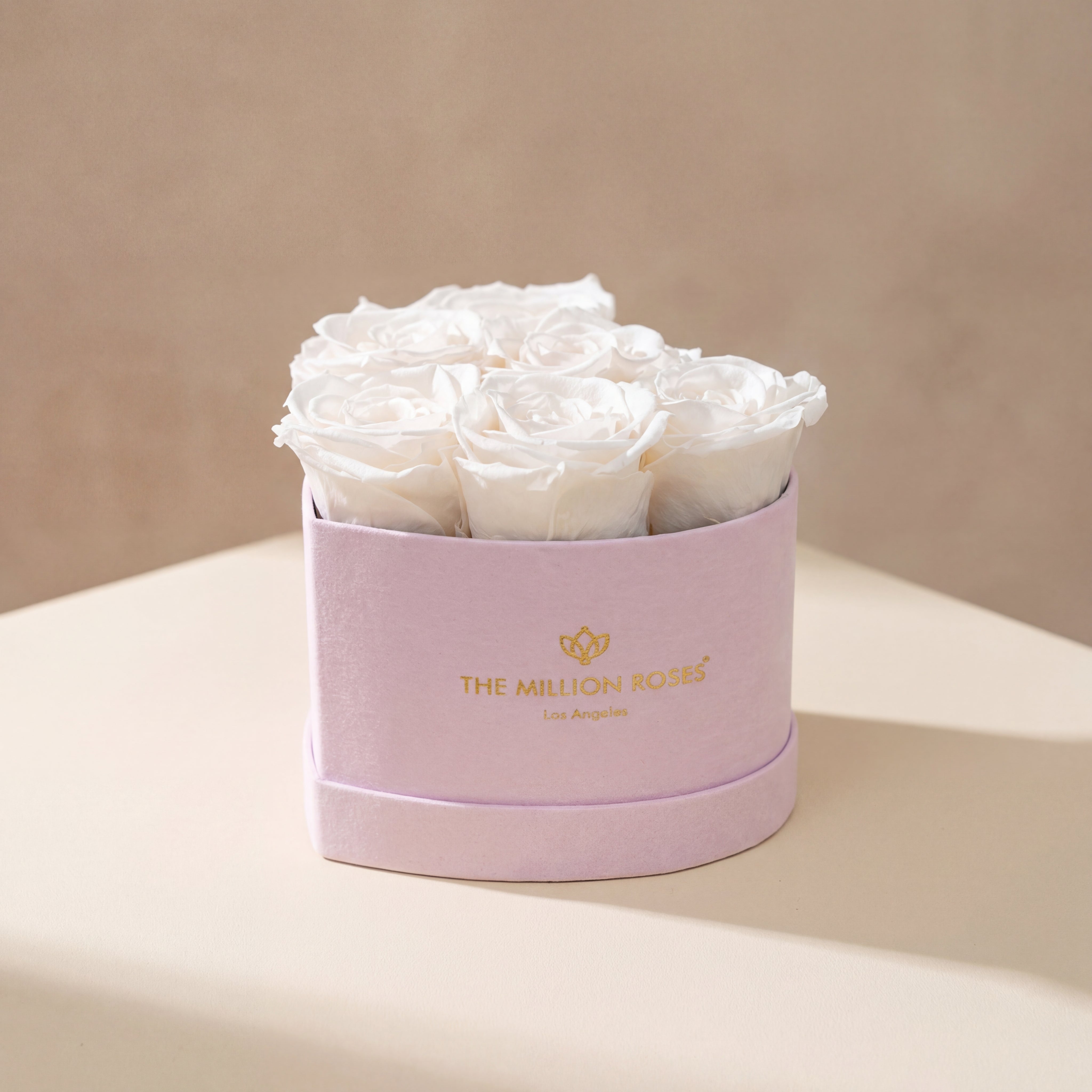 Baby Heart Scatola Rosa Chiaro | Rose Bianche