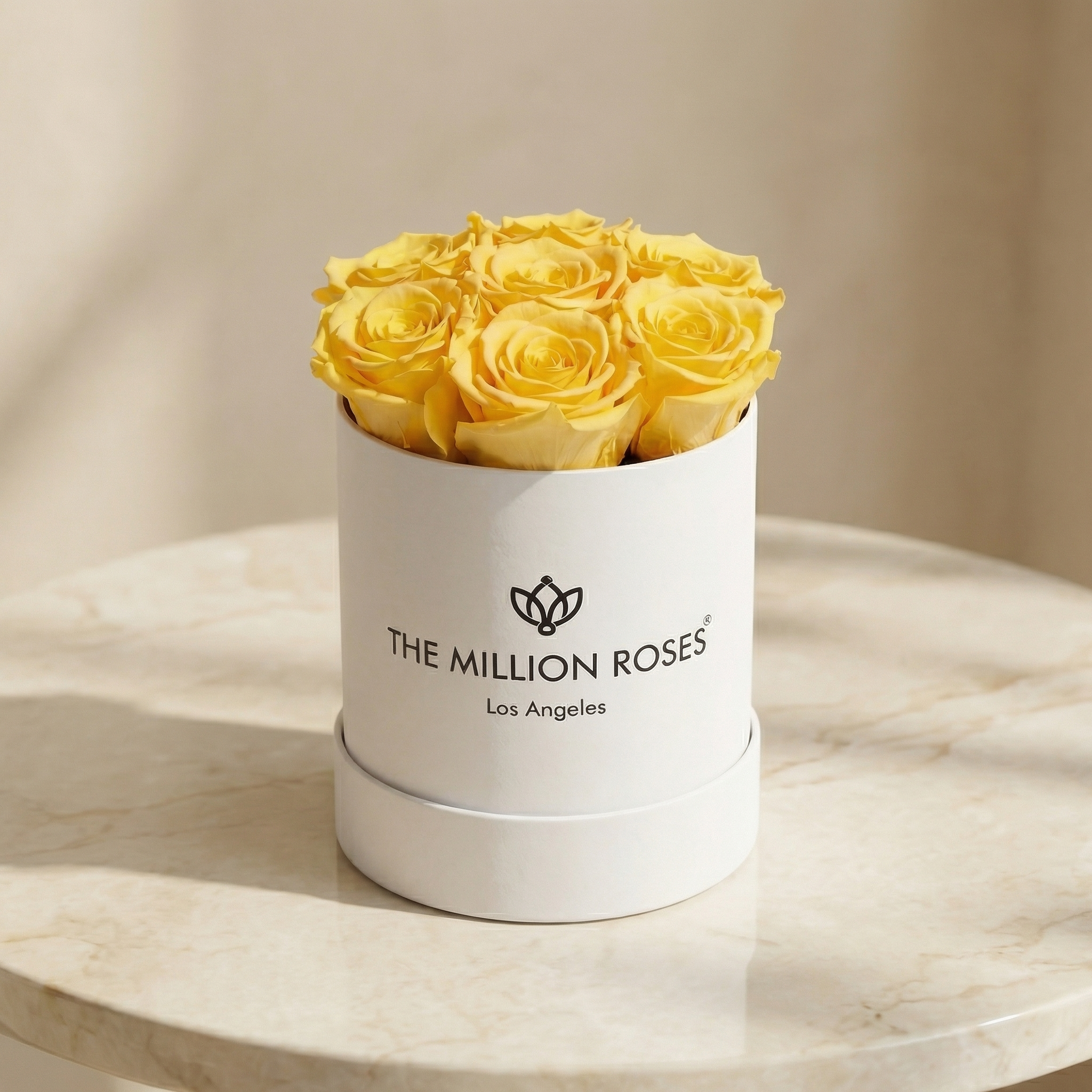 Basic White Box | Yellow Roses