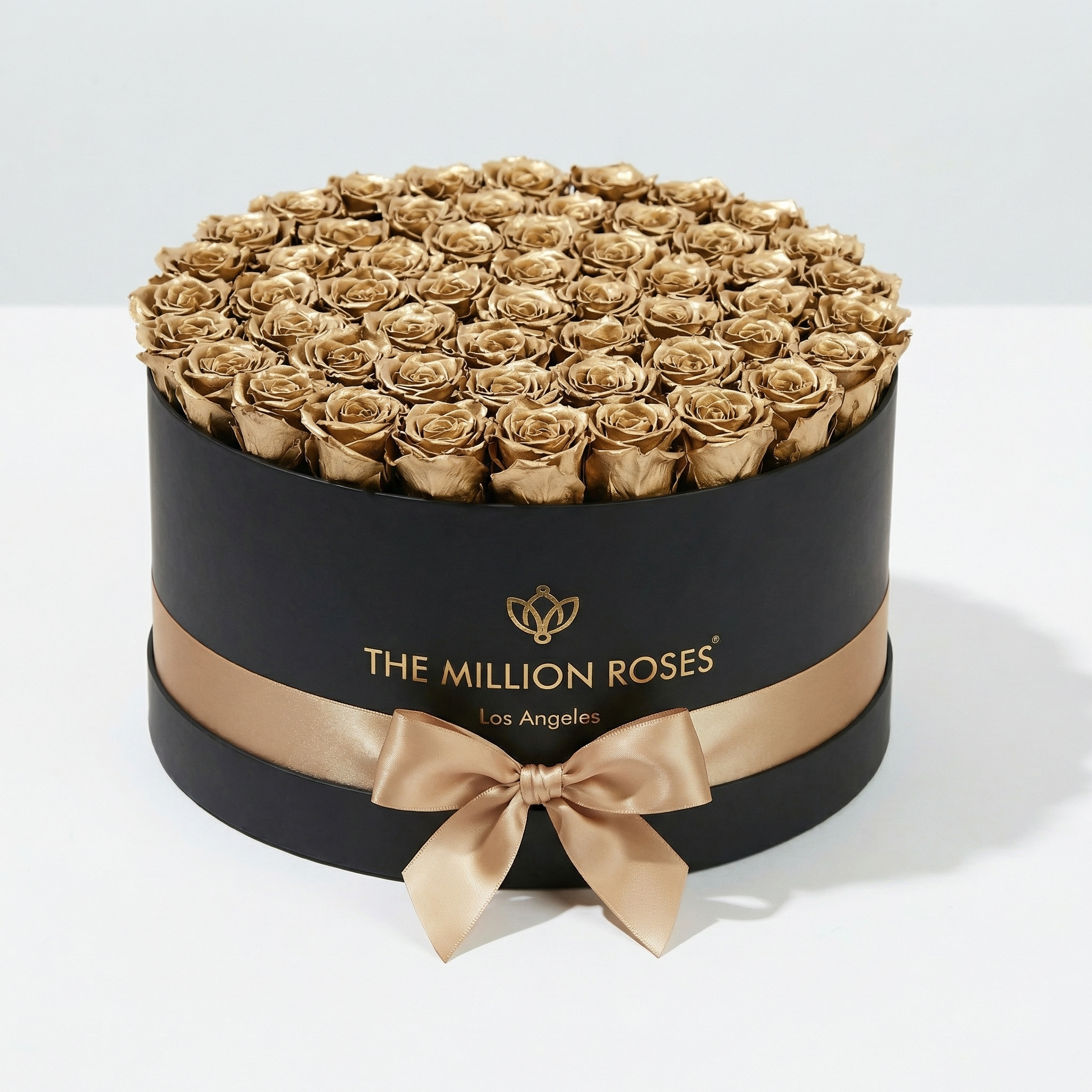 Deluxe Black Box | Gold Roses