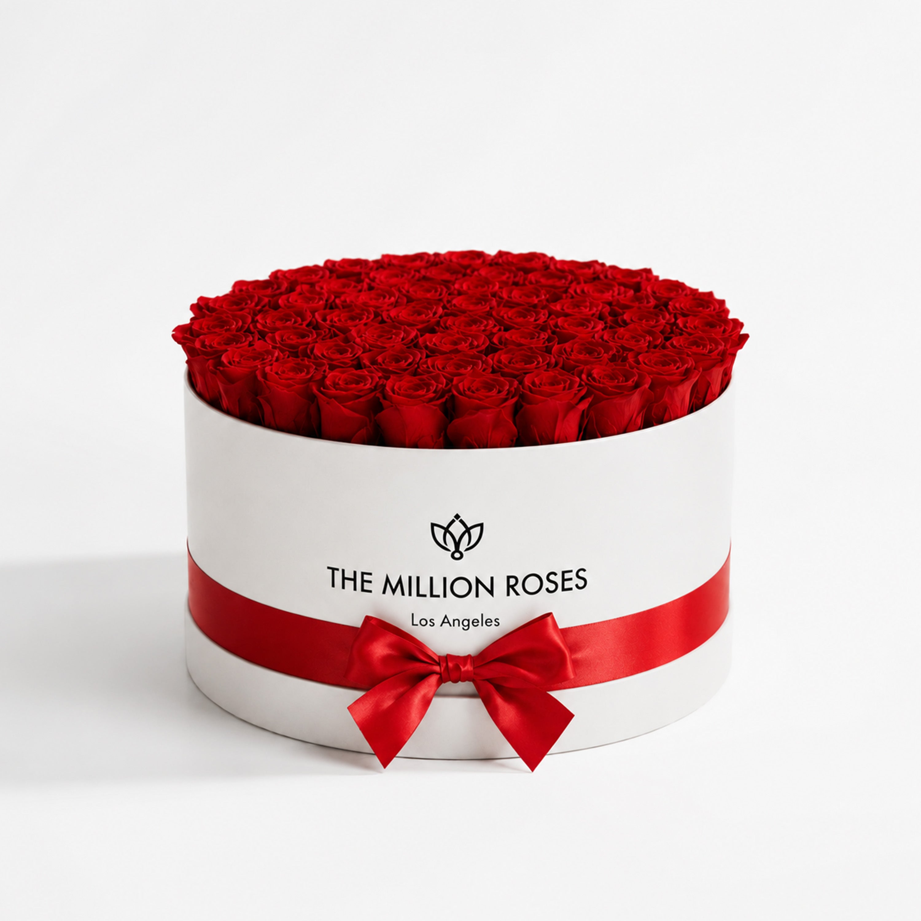 Deluxe White Box | Red Roses