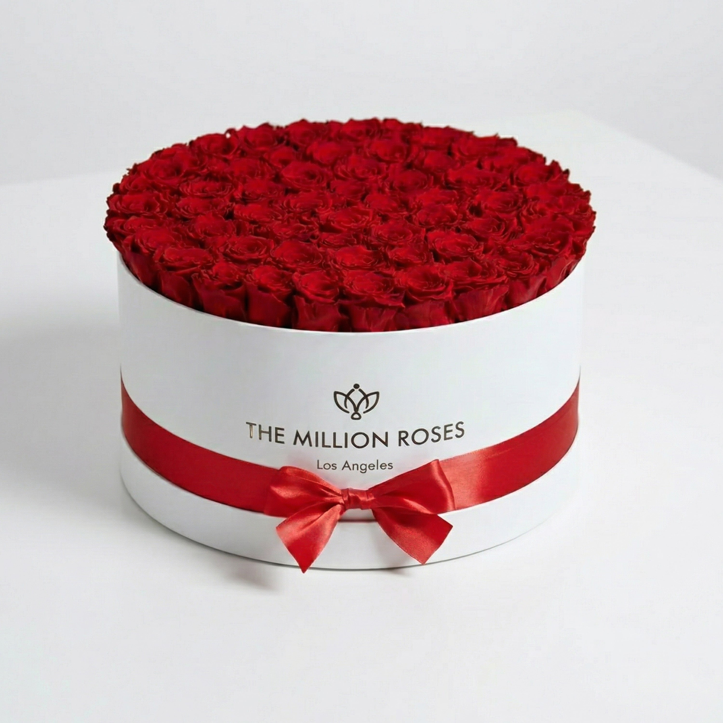 Deluxe White Box | Red Roses