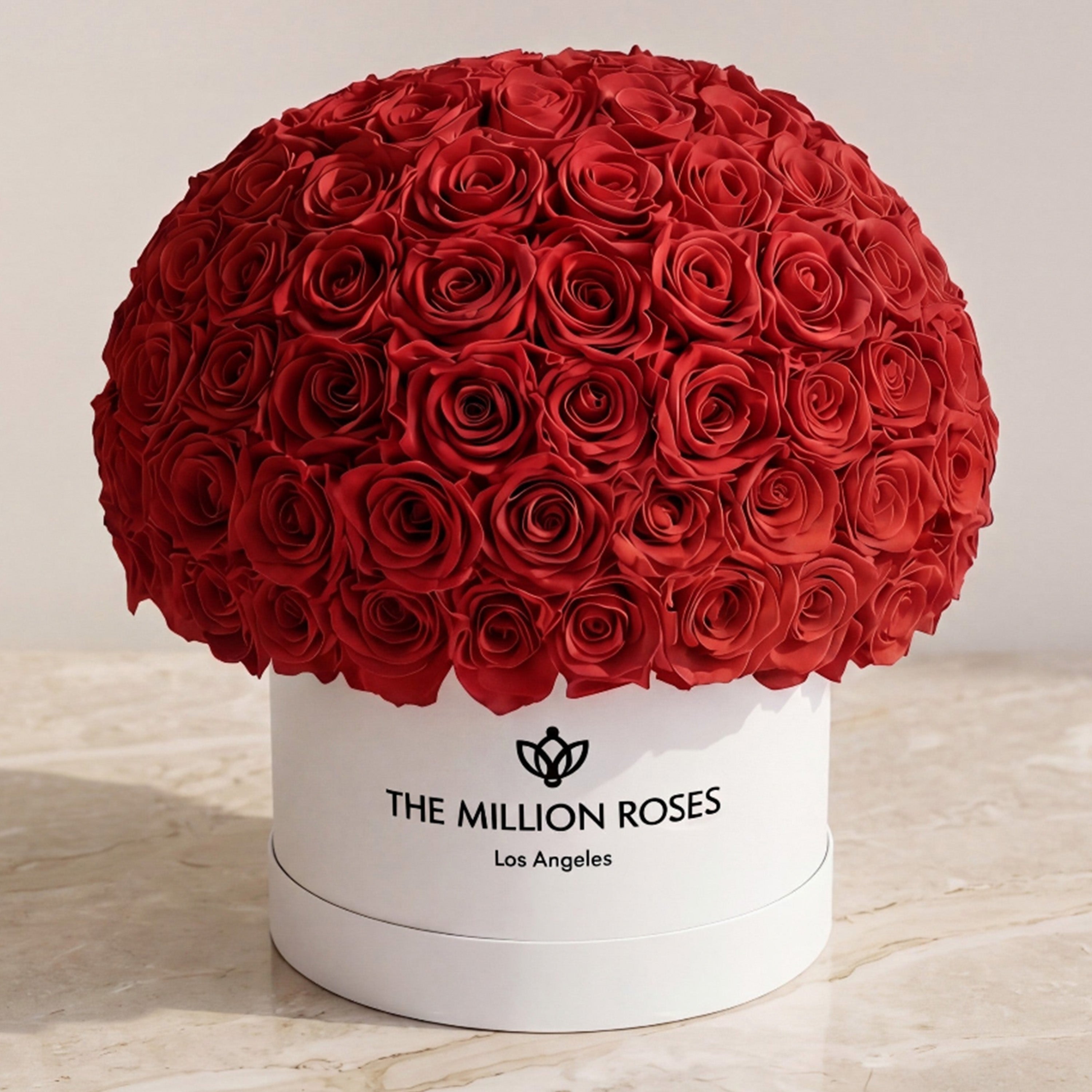 Supreme White Superdome Box | Red Roses