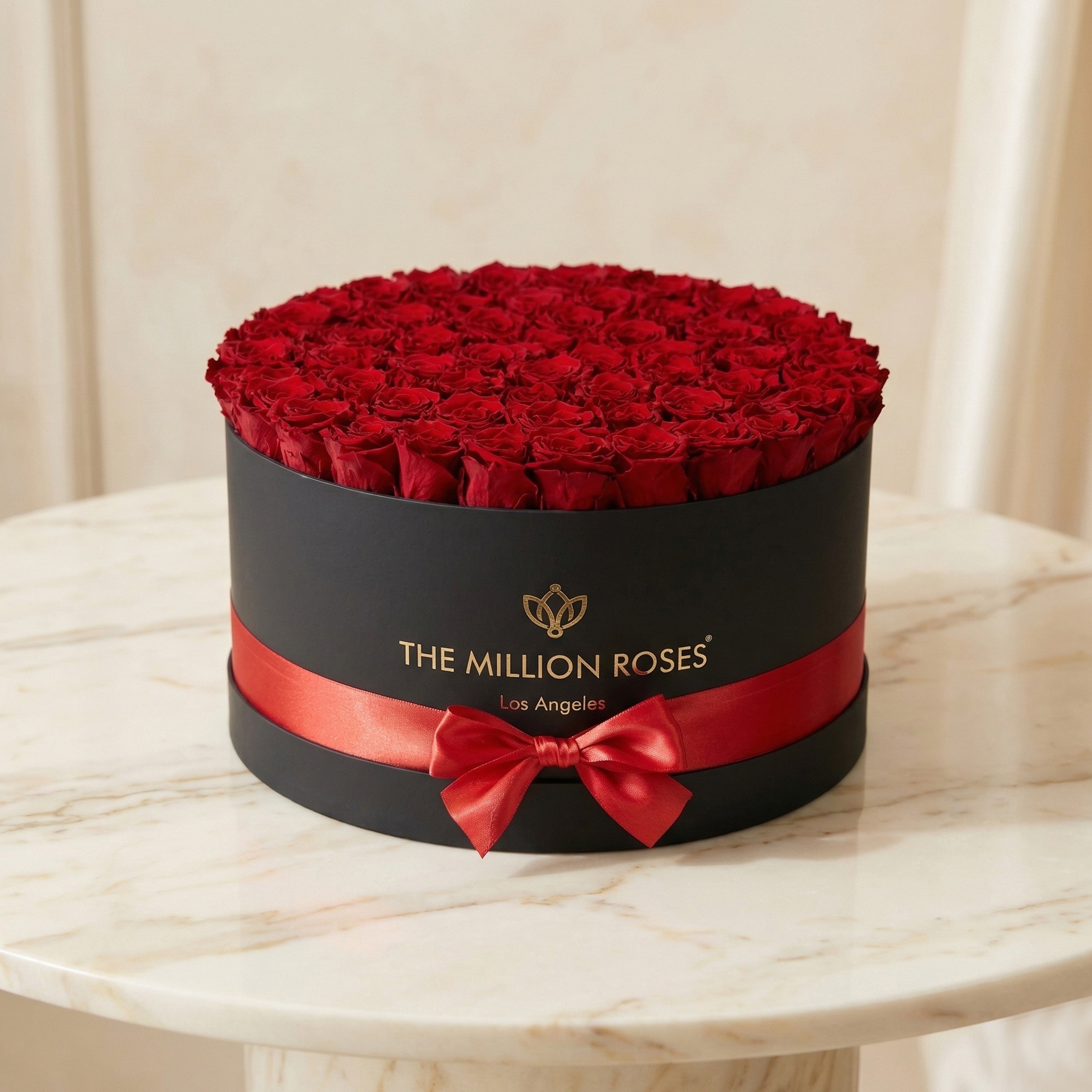 Deluxe Black Box | Red Roses