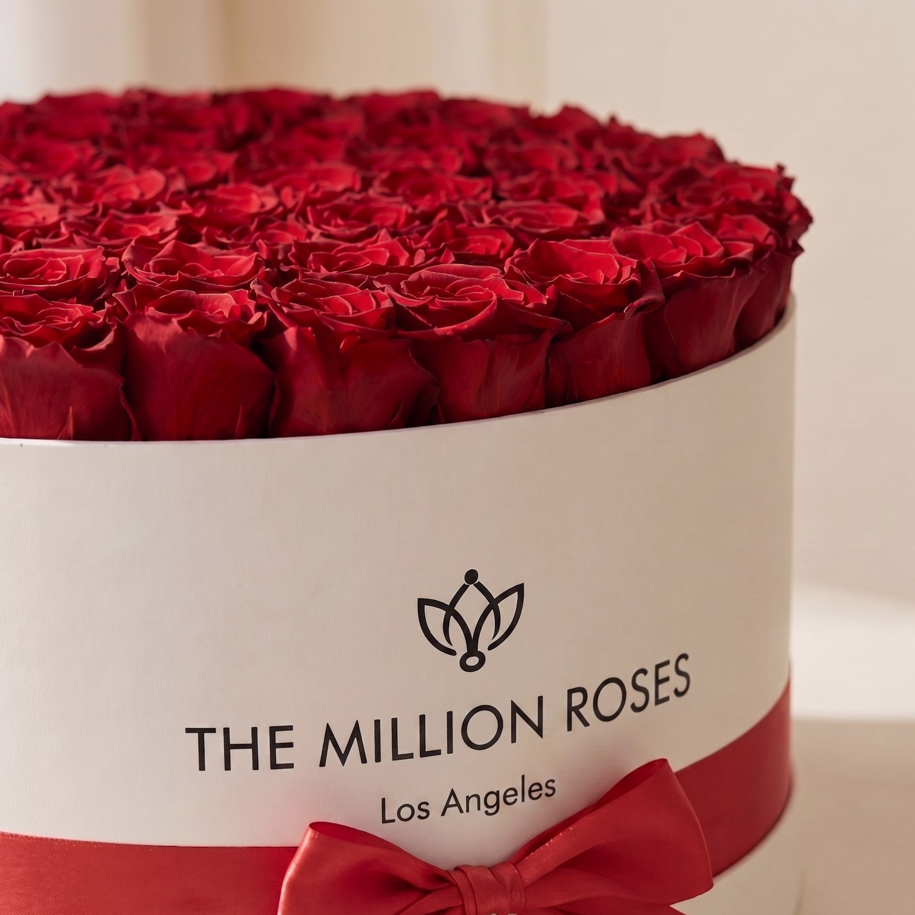 Deluxe White Box | Red Roses