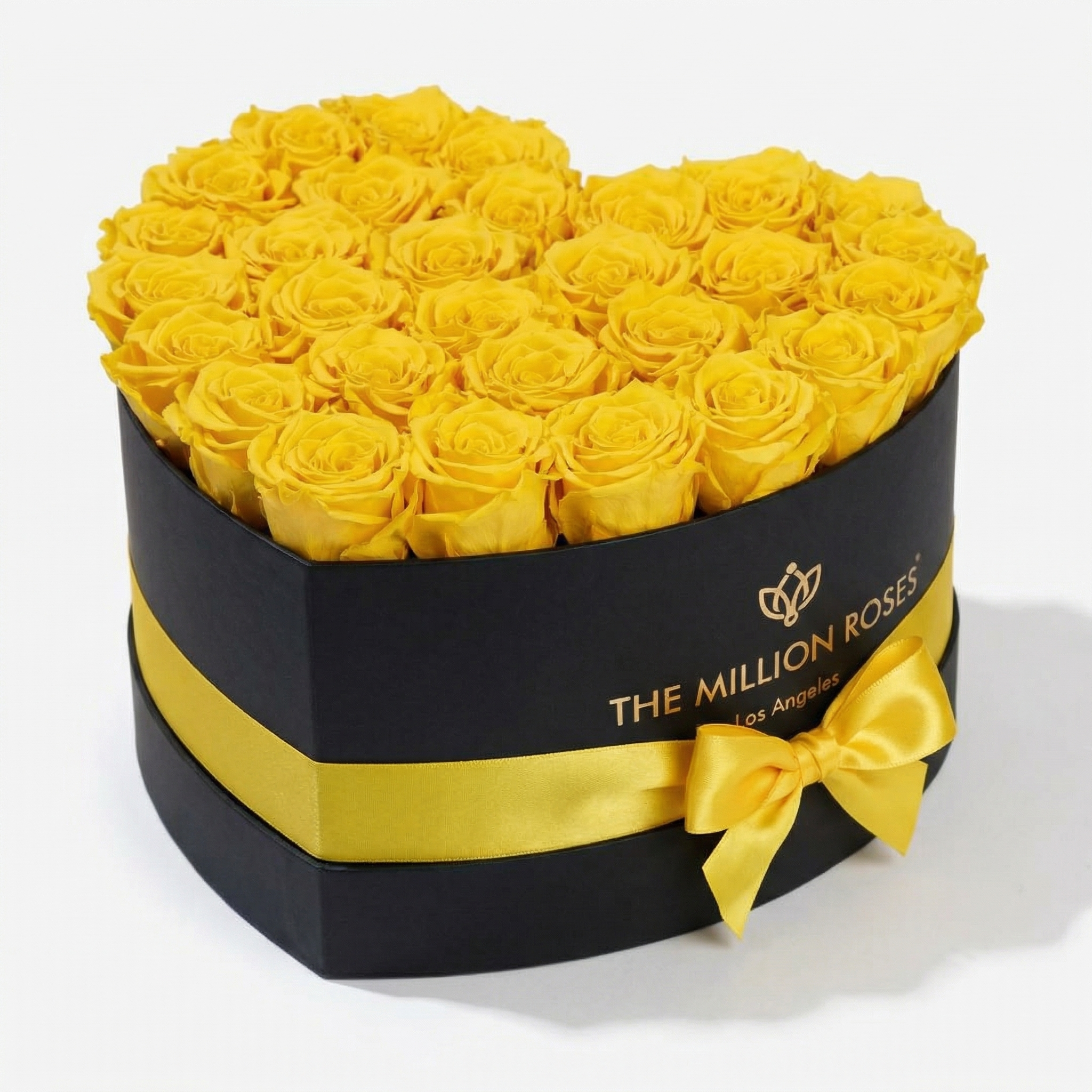 Heart Black Box | Yellow Roses