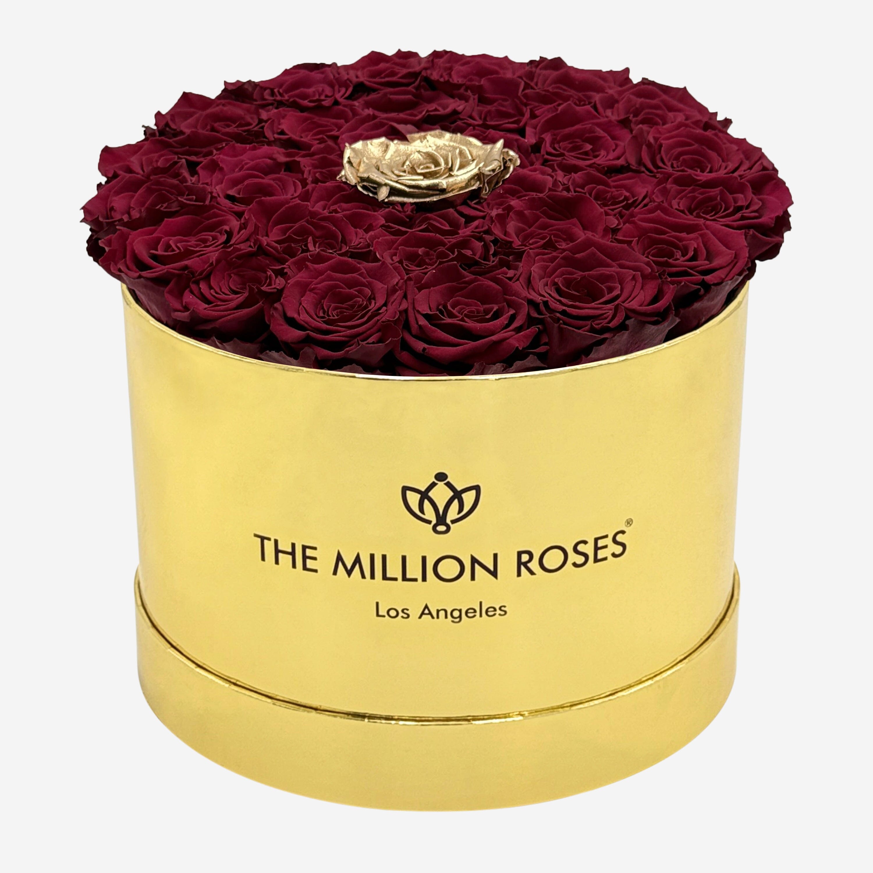 Miroir Suprême Boîte Dorée | Bourgogne et roses d’or