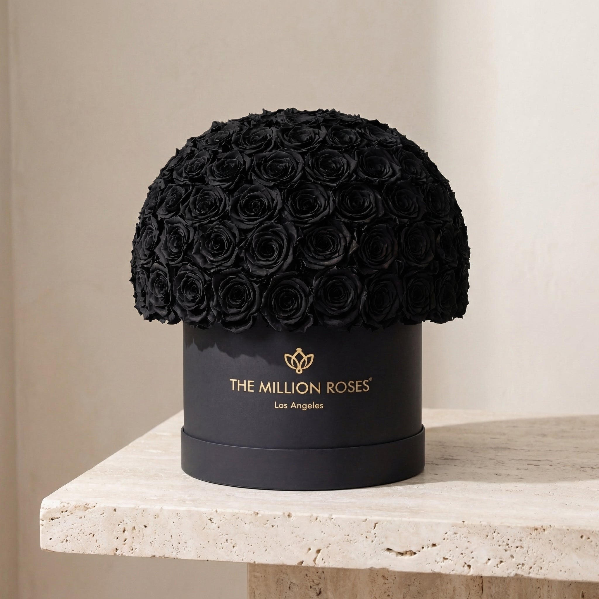 Supreme Black Superdome Box | Black Roses