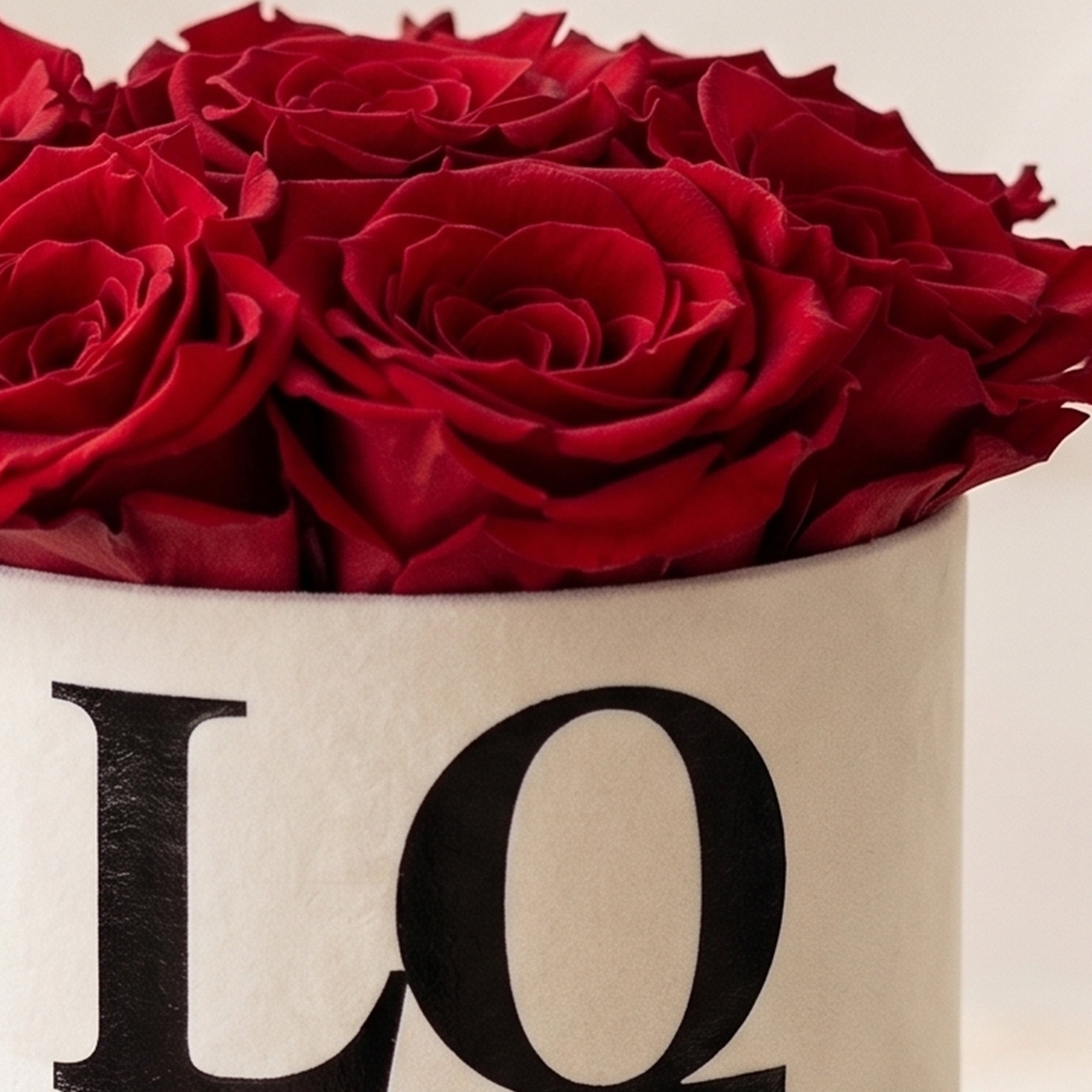 Basic White Box | Love Edition | Red Roses
