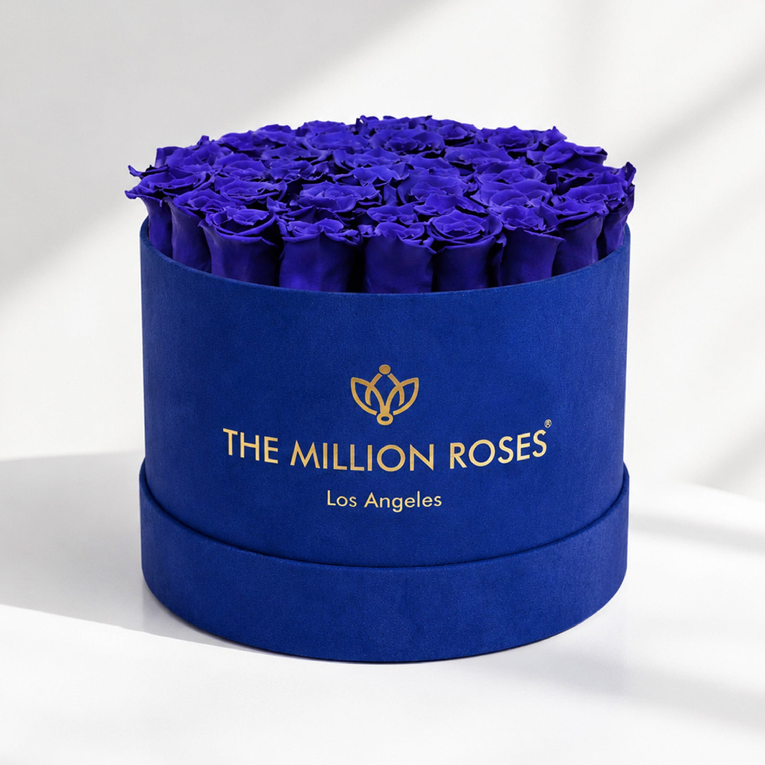 Supreme Royal Blue Suede Box | Royal Blue Roses
