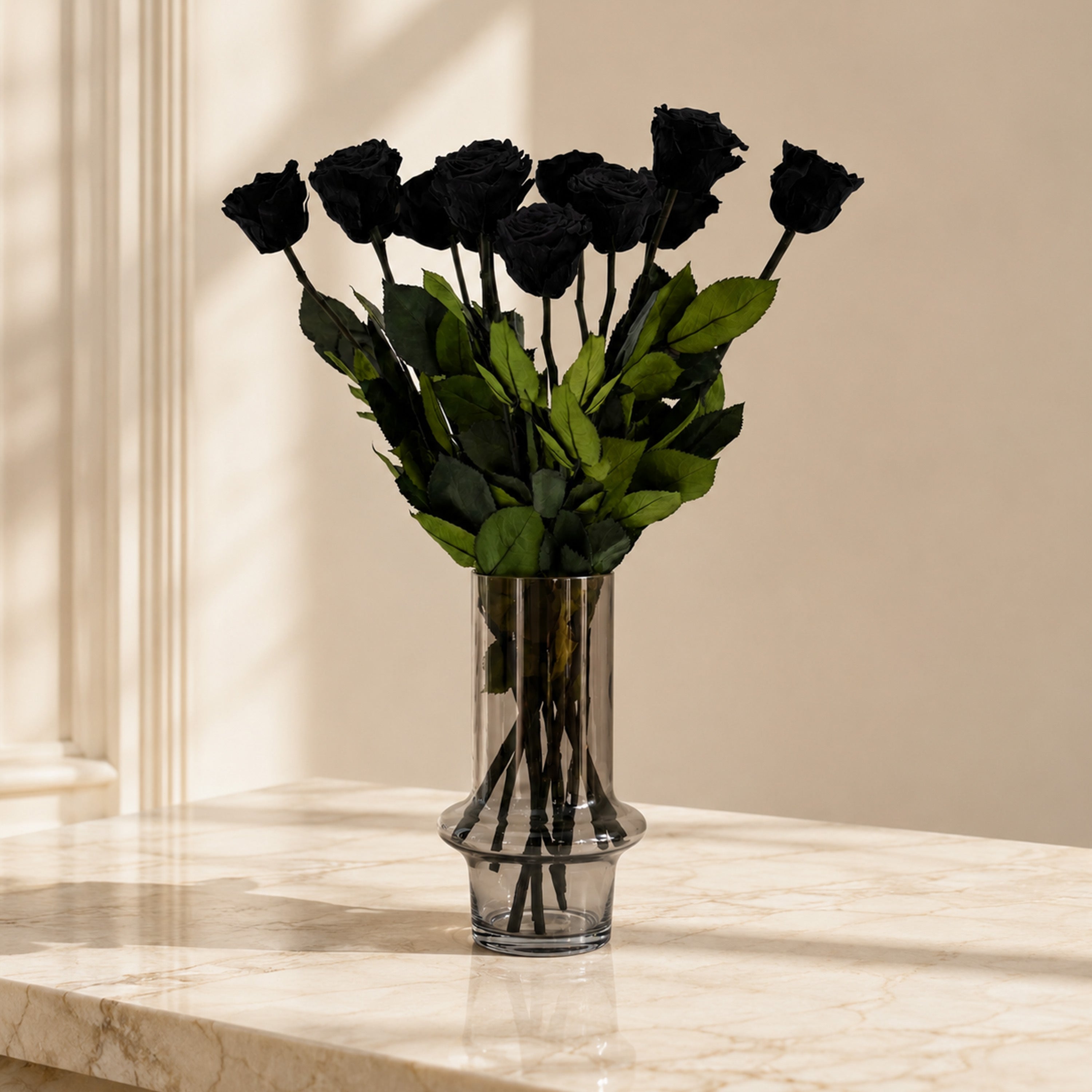 Long Stem Roses | Black Roses