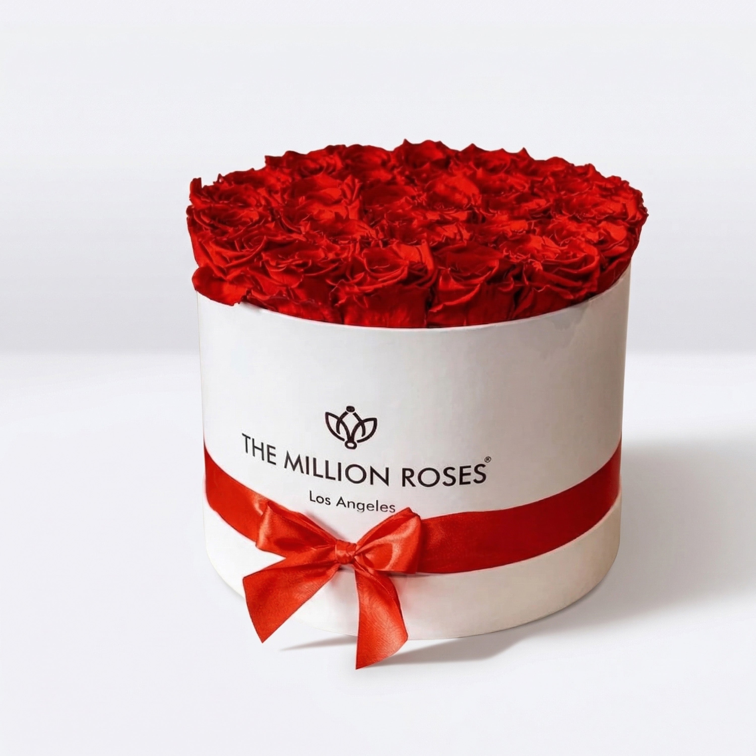 Supreme White Box | Red Roses