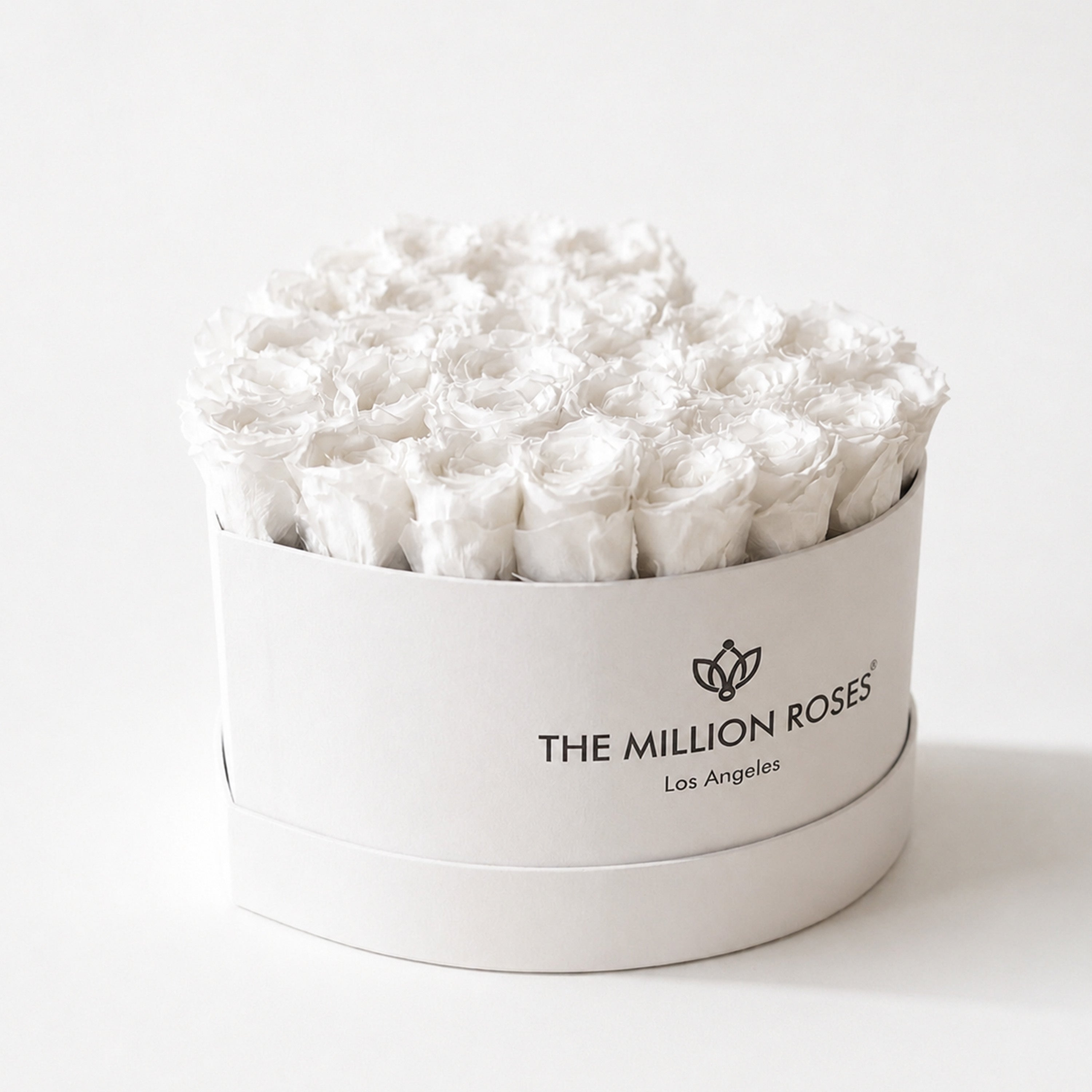 Heart White Box | White Roses