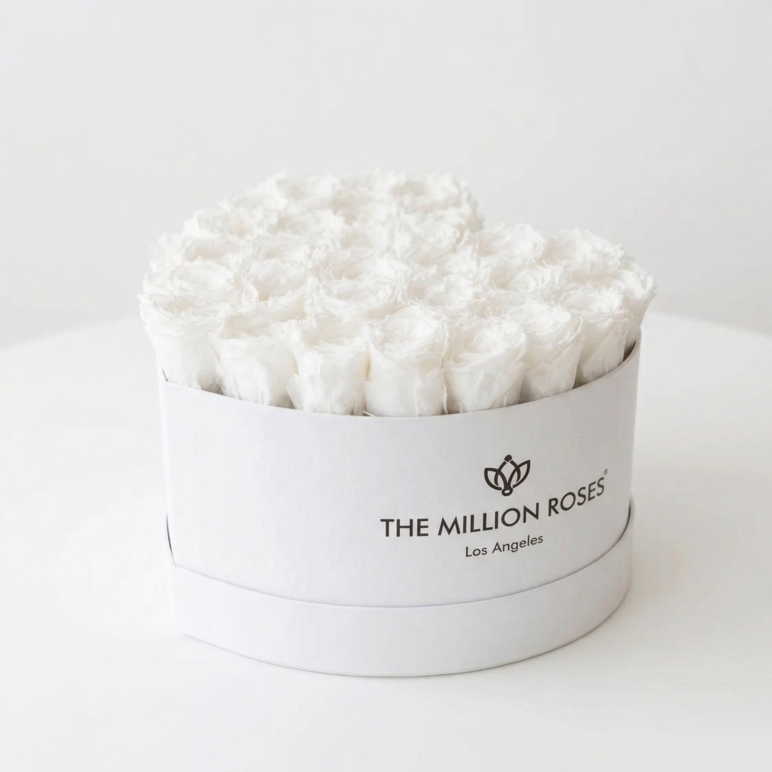 Heart White Box | White Roses