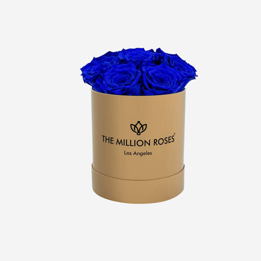 Basic Gold Box | Royal Blue Roses - The Million Roses