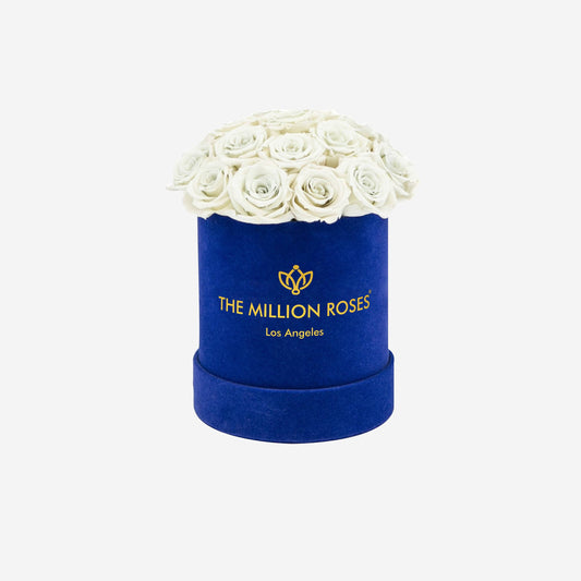 Basic Royal Blue Box | Off White Roses - The Million Roses