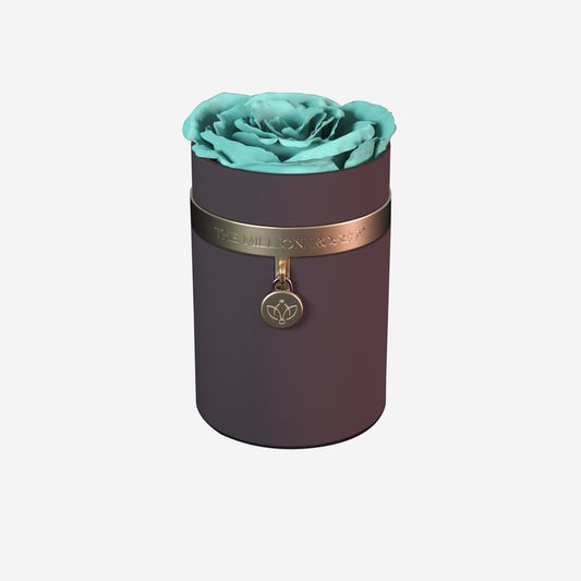 One in a Million™ Round Coffee Box | Charm Edition | Turquoise Rose - The Million Roses