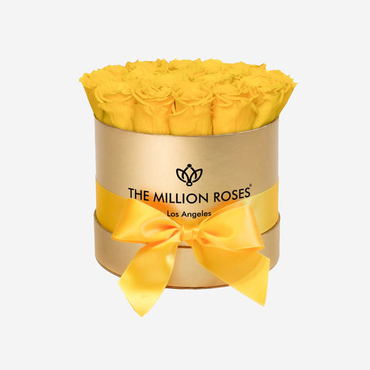 Classic Gold Box | Yellow Roses - The Million Roses