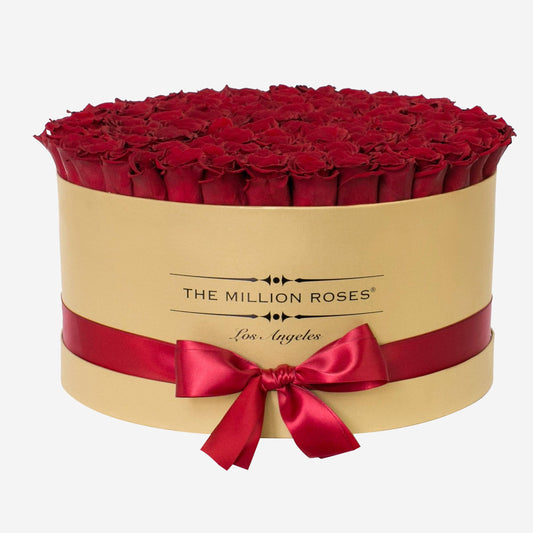 Deluxe Gold Box | Red Roses - The Million Roses
