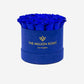 Classic Royal Blue Suede Box | Royal Blue Roses - The Million Roses