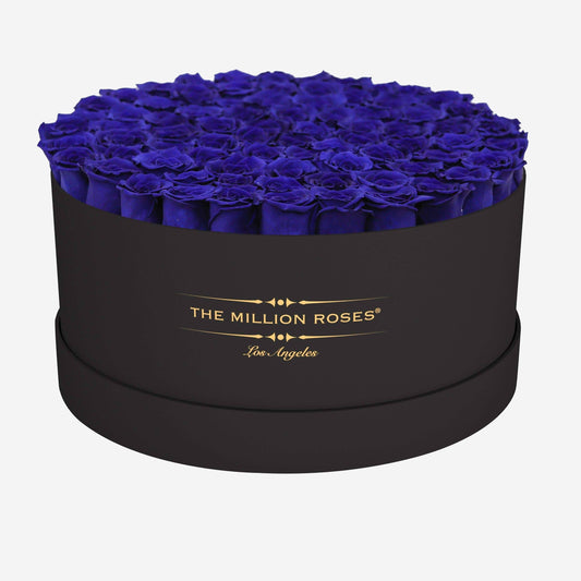 Deluxe Black Box | Royal Blue Roses - The Million Roses