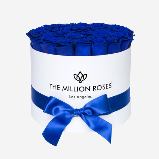 Supreme White Box | Royal Blue Roses - The Million Roses