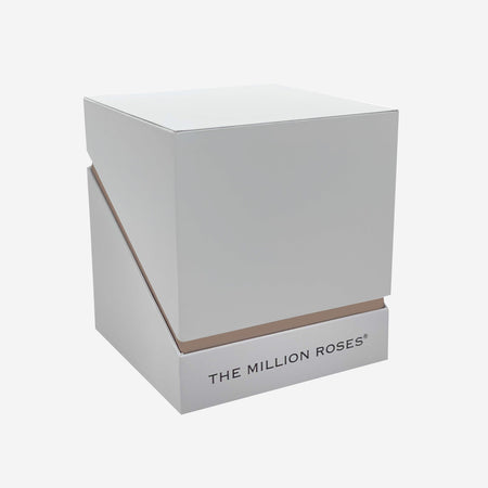 Square White Box | White Roses - The Million Roses
