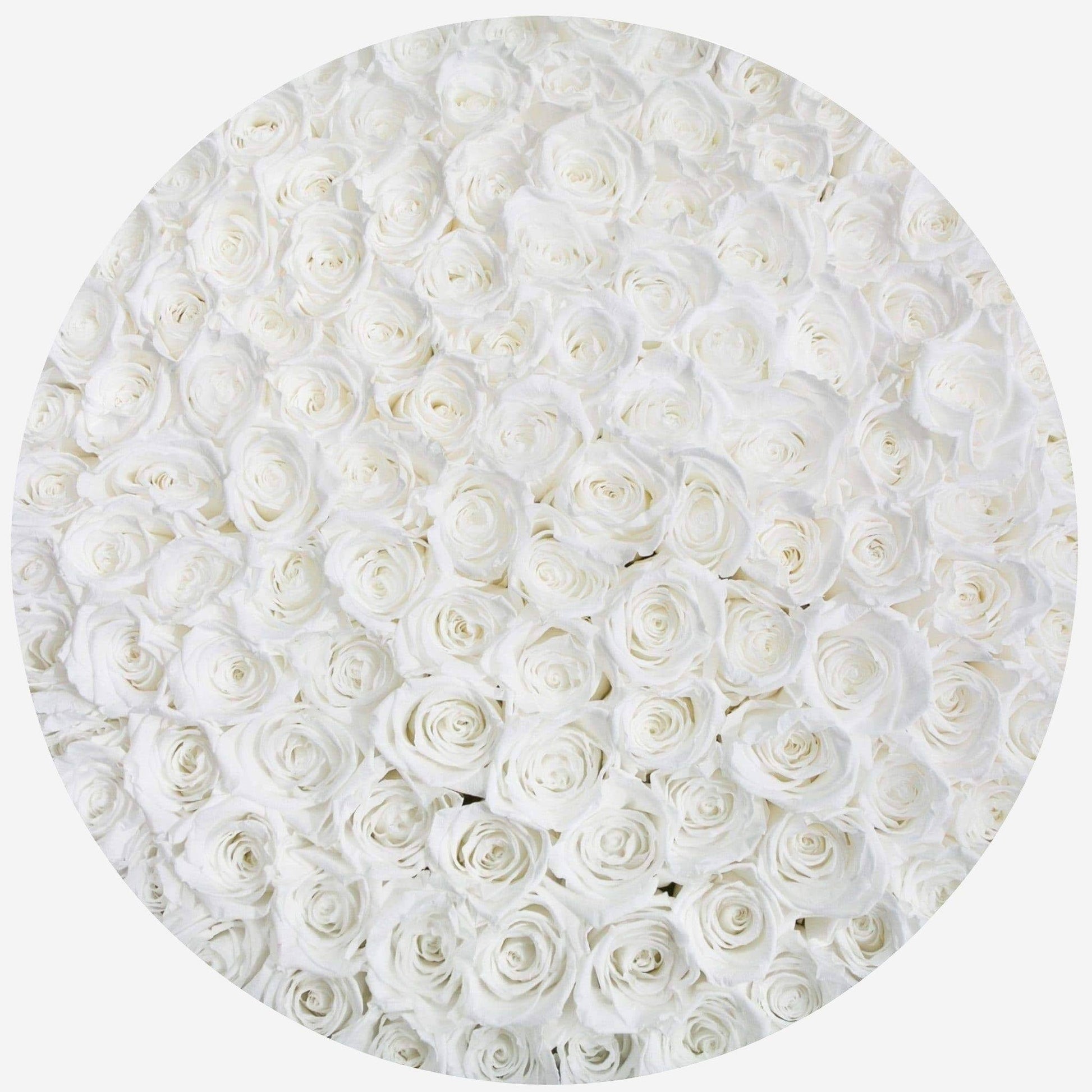 Deluxe Black Box | White Roses - The Million Roses