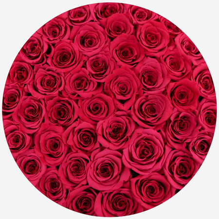 Supreme White Box | Hot Pink Roses - The Million Roses