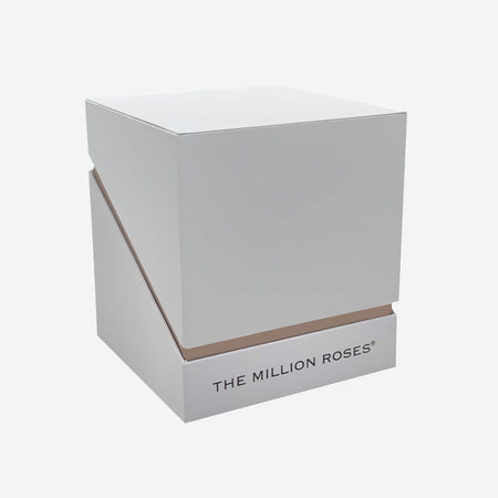 Square White Box | Yellow Roses - The Million Roses