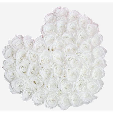 Heart Black Box | White Roses - The Million Roses