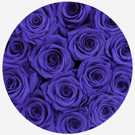 Classic White Box | Violet Roses - The Million Roses