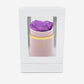 Single Light Pink Suede Box | Lavender Rose - The Million Roses