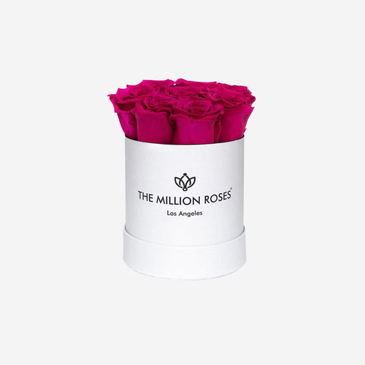 Basic White Box | Magenta Roses - The Million Roses