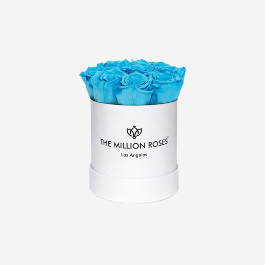 Basic White Box | Light Blue Roses - The Million Roses