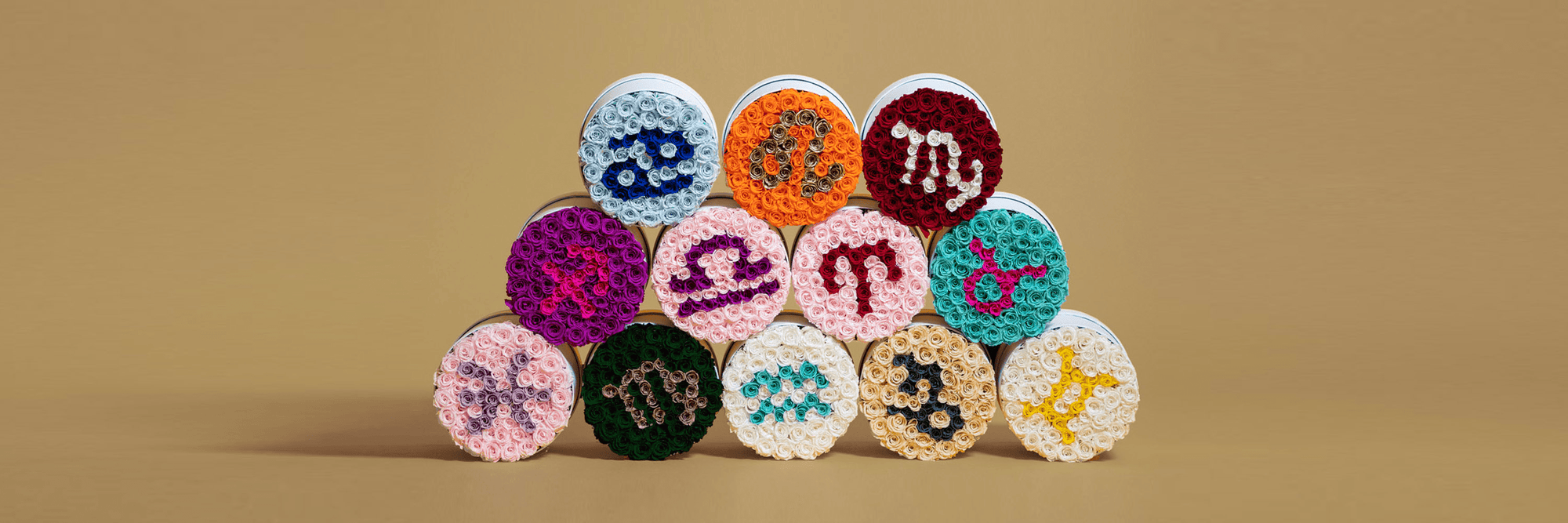 Zodiac Flowers- Zodiac Sign Rose Boxes - The Million Roses®