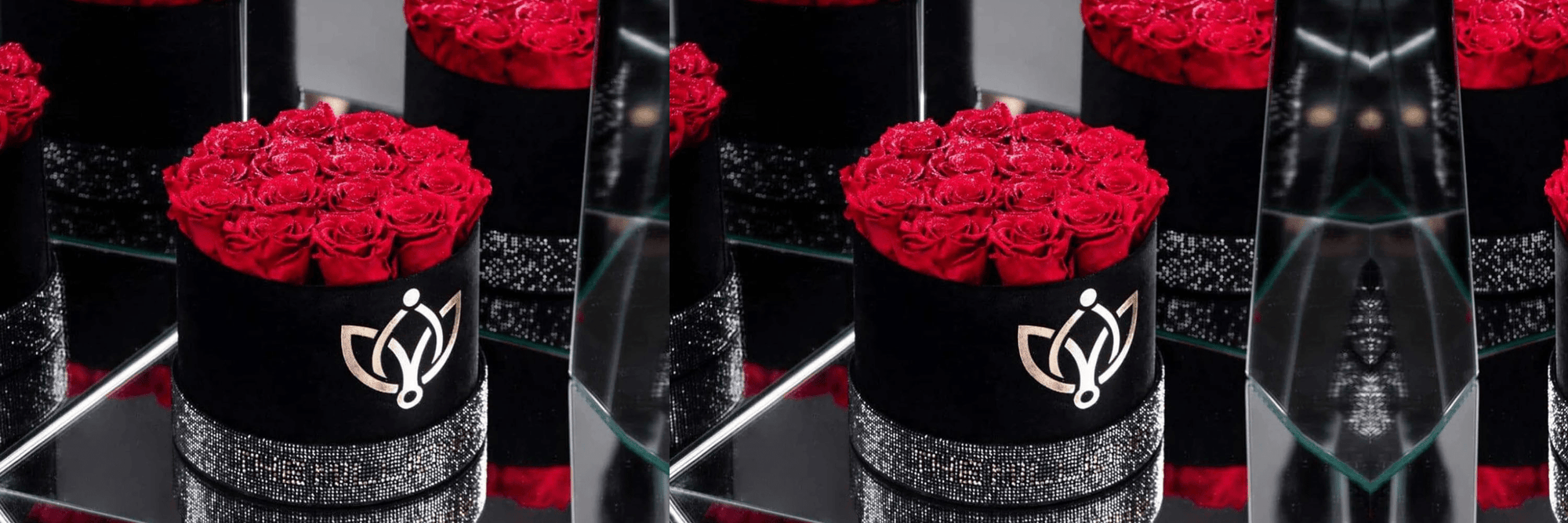 Crystal Roses - Forever Roses Transparent Boxes | The Million Rosesยฎ
