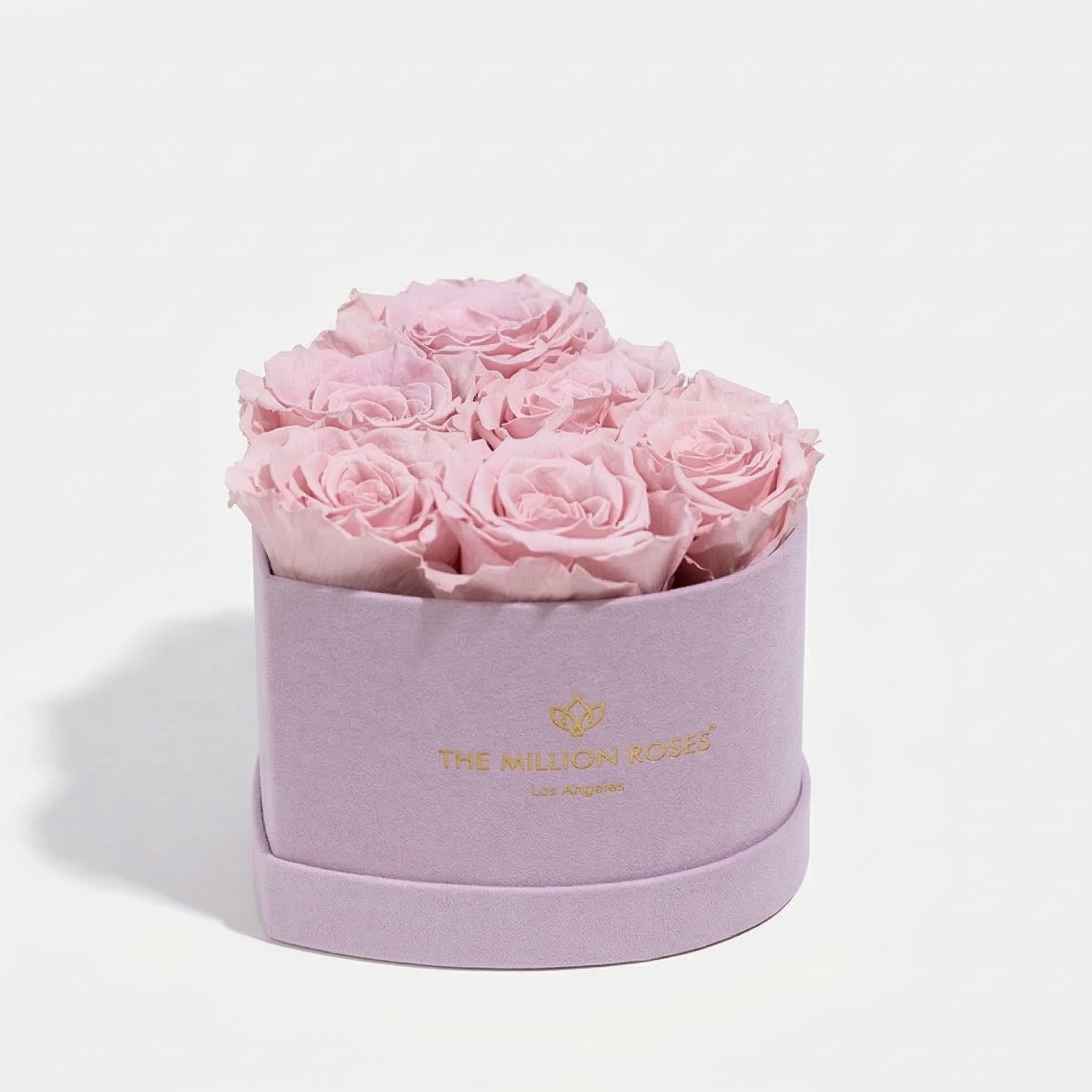 Baby Heart Light Pink Box | Light Pink Roses