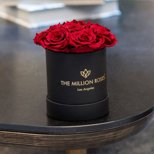 Basic Black Box with Red Roses | The Million Roses