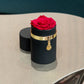 One in a Million™ Round Black Box | Charm Edition | Red Rose