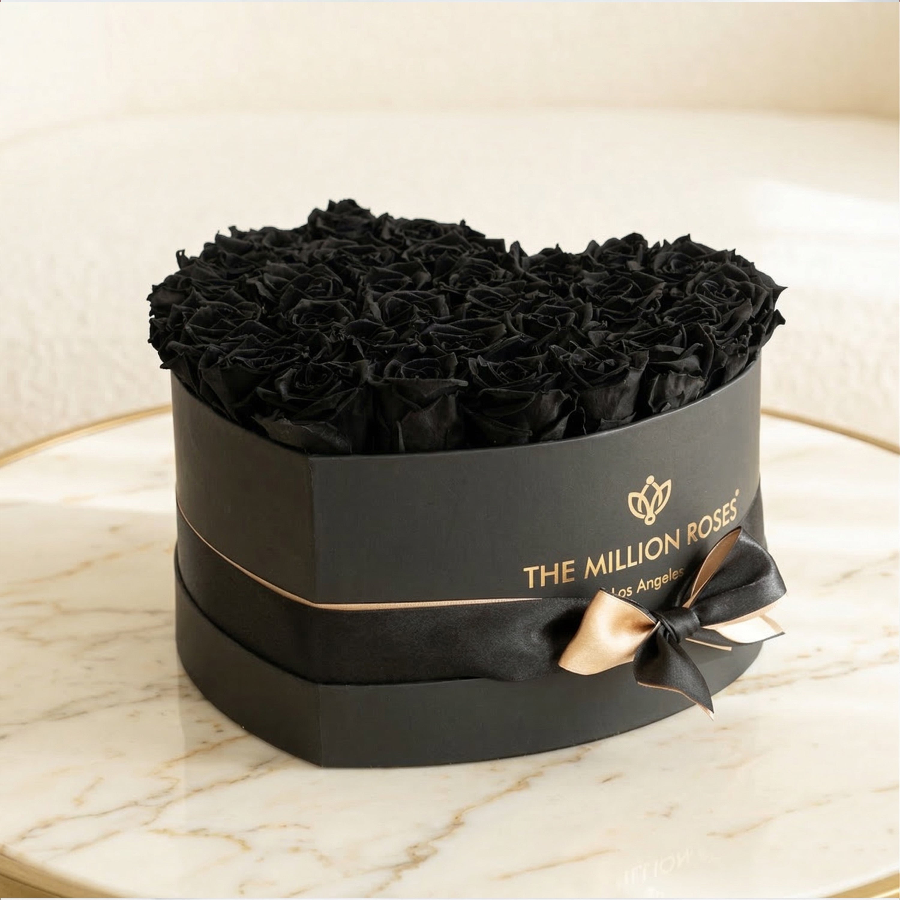 Heart Black Box | Black Roses