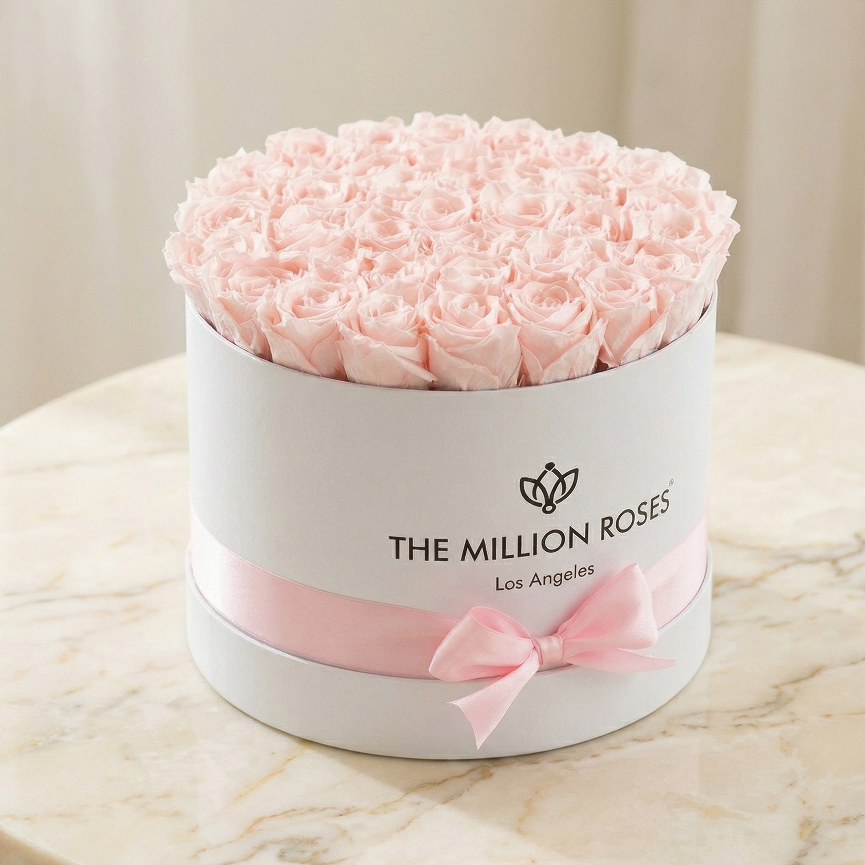 Supreme White Box | Light Pink Roses