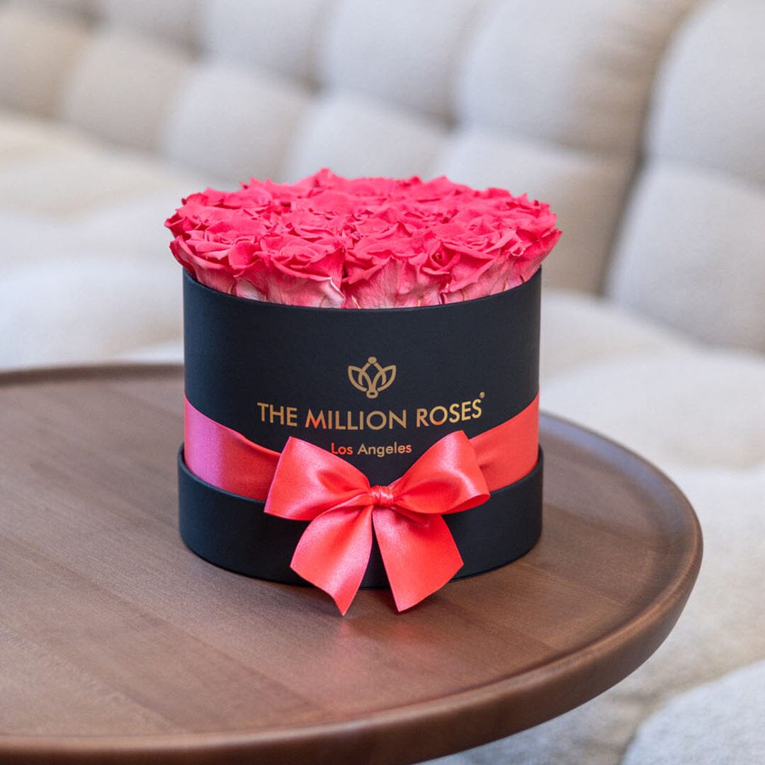Classic Black Box | Coral Roses - The Million Roses