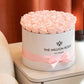 Biely Supreme Box | Svetlo rúžové ruže