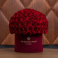 Cutie de piele întoarsă bordo Supreme Superdome | Trandafiri vișinii