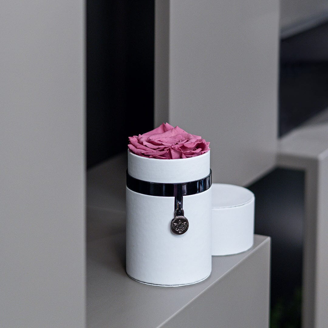 One in a Million™ Round White Box | Charm Edition | Pink Rose