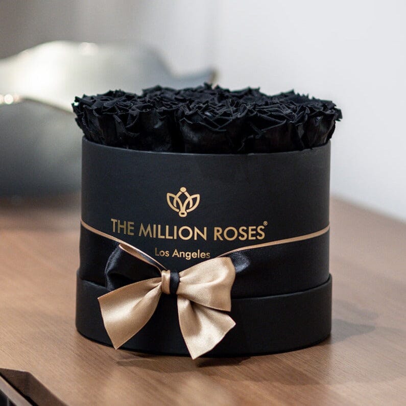 Classic Black Box | Black Roses | The Million Roses