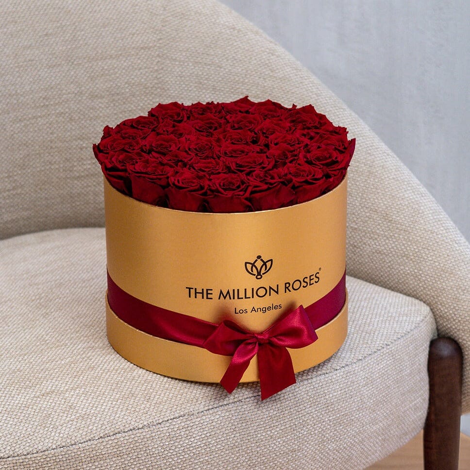Supreme Gold Box | Red Roses