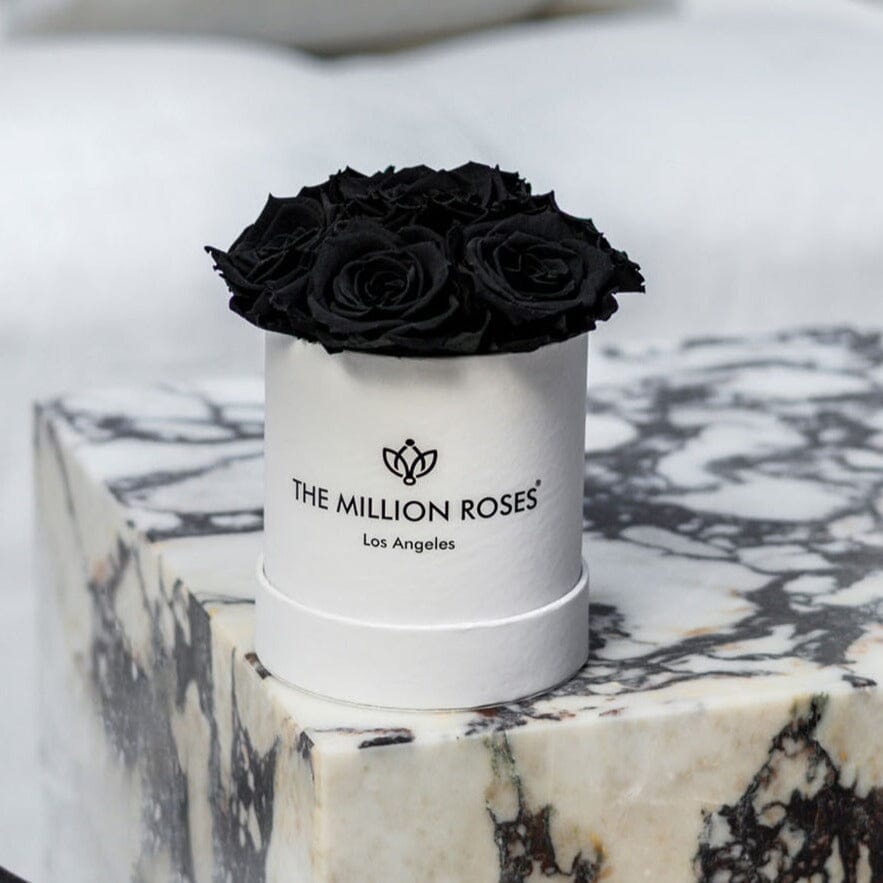 Basic White Box | Black Roses